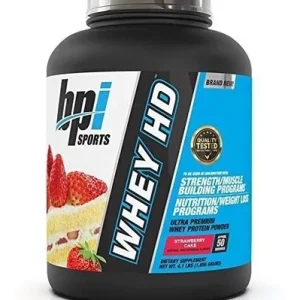 Proteina Bpi Sports Whey Hd 4.1 Lbs Sabor Strawberry Cake