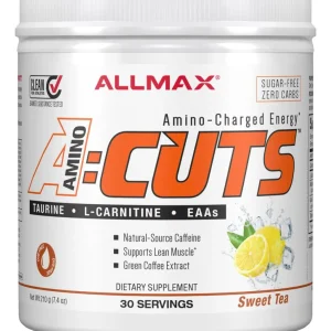 Bebida Energética Allmax Aminoácidos 210g Sweet Tea Sin Azúcar 30 Porc