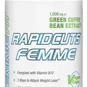 Femme Rapidcuts Femme Thermogenic 60 cápsulas veganas, sabor sin sabor Imp Eua