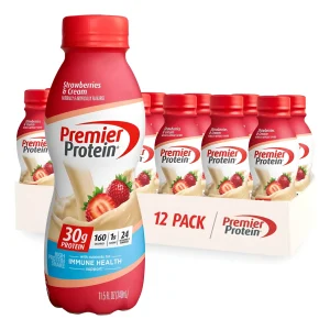 Premier Protein Shake 30g, Fresa, 11.5 Oz, 12 Pzas Strawberries And Cream